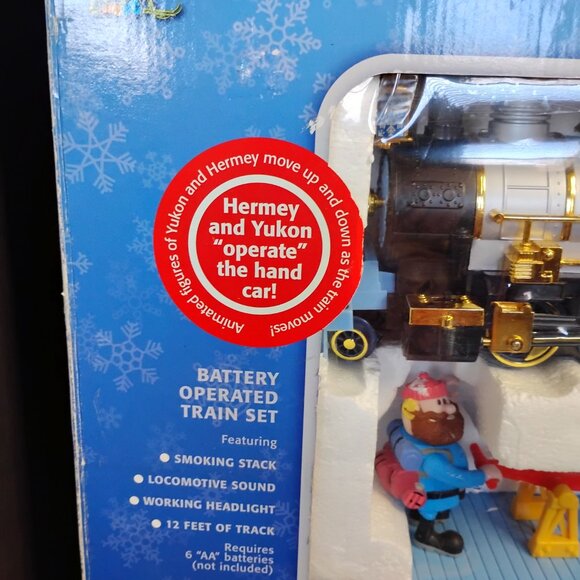 Rudolph's Red Nose Express Train Set Island Of Misfit Toys Memory Lane - Picture 3 of 15